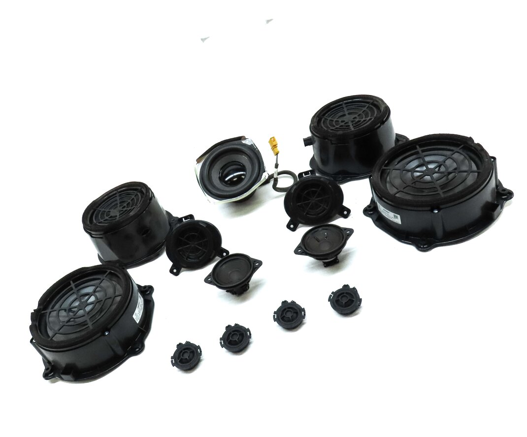 Thumbnail 3: 2010 AUDI Q7 (4L) RADIO STEREO BOSE AUDIO SUB SUBWOOFER TWEETER SPEAKER SET-13