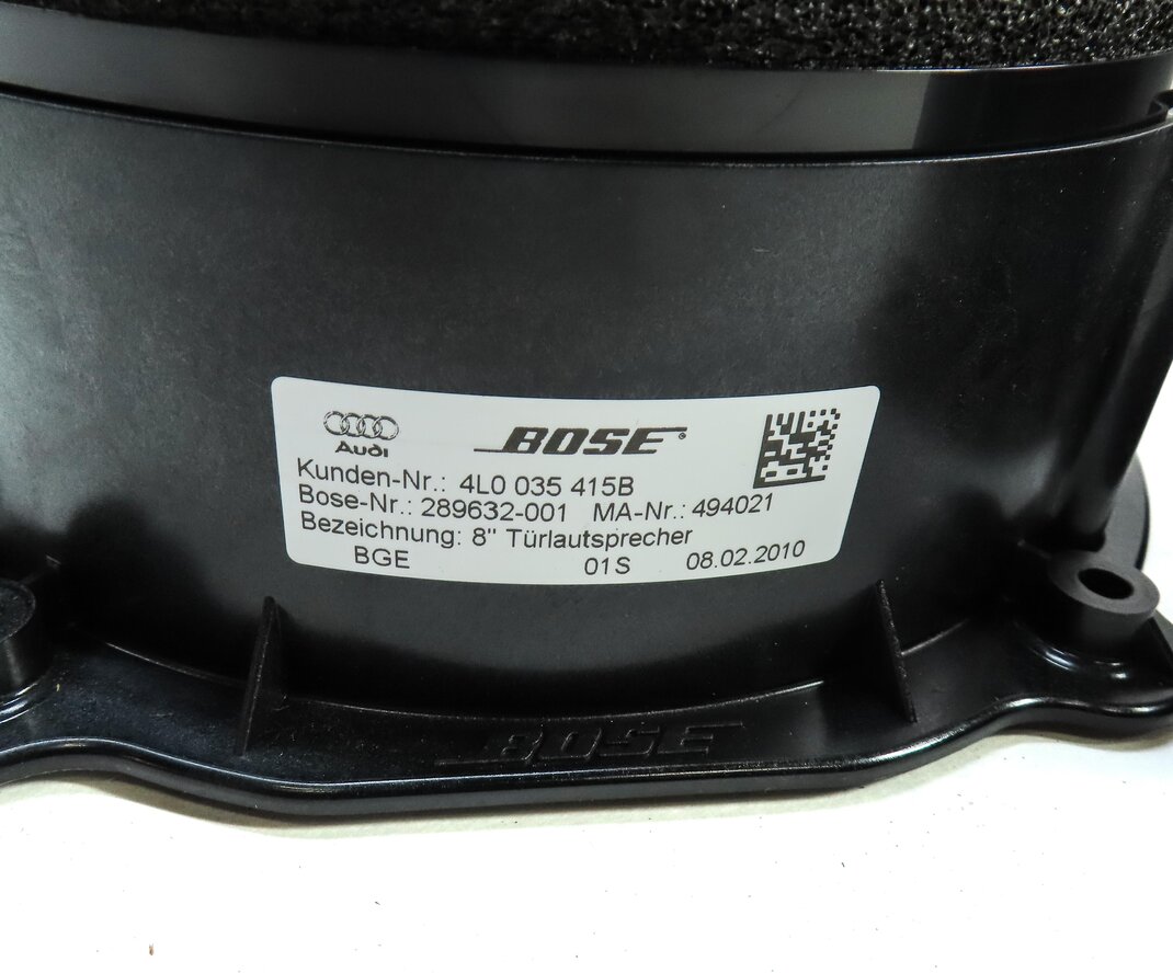 Thumbnail 9: 2010 AUDI Q7 (4L) RADIO STEREO BOSE AUDIO SUB SUBWOOFER TWEETER SPEAKER SET-13