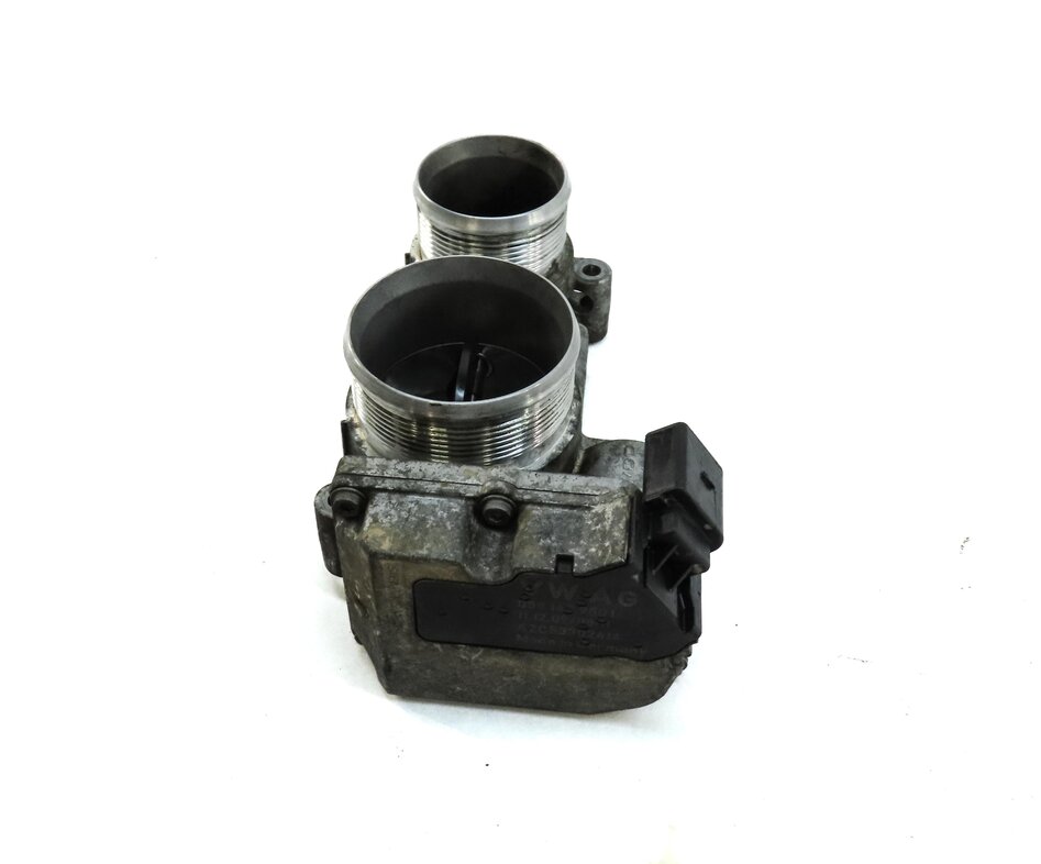 Thumbnail 2: 2010 AUDI Q7 (4L) 3.0L TDI DIESEL ENGINE DUAL FLAP INTAKE VALVE THROTTLE BODY