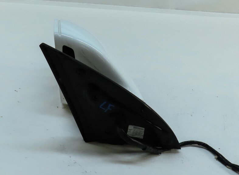 Thumbnail 4: 10-12 AUDI Q7 (4L) LEFT P-FOLD HEATED AUTODIM MEMORY DOOR MIRROR (IBIS WHITE)
