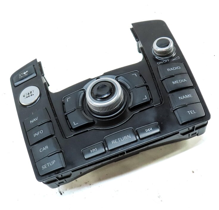 Thumbnail 3: 10-11 AUDI Q7 (4L) FRONT CONSOLE RADIO STEREO MEDIA NAVIGATION MMI CONTROL PANEL