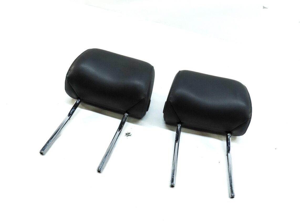 2008-2015 AUDI Q7 (4L) FRONT LEFT & RIGHT SEAT HEADREST HEAD REST SET-2 (BLACK)