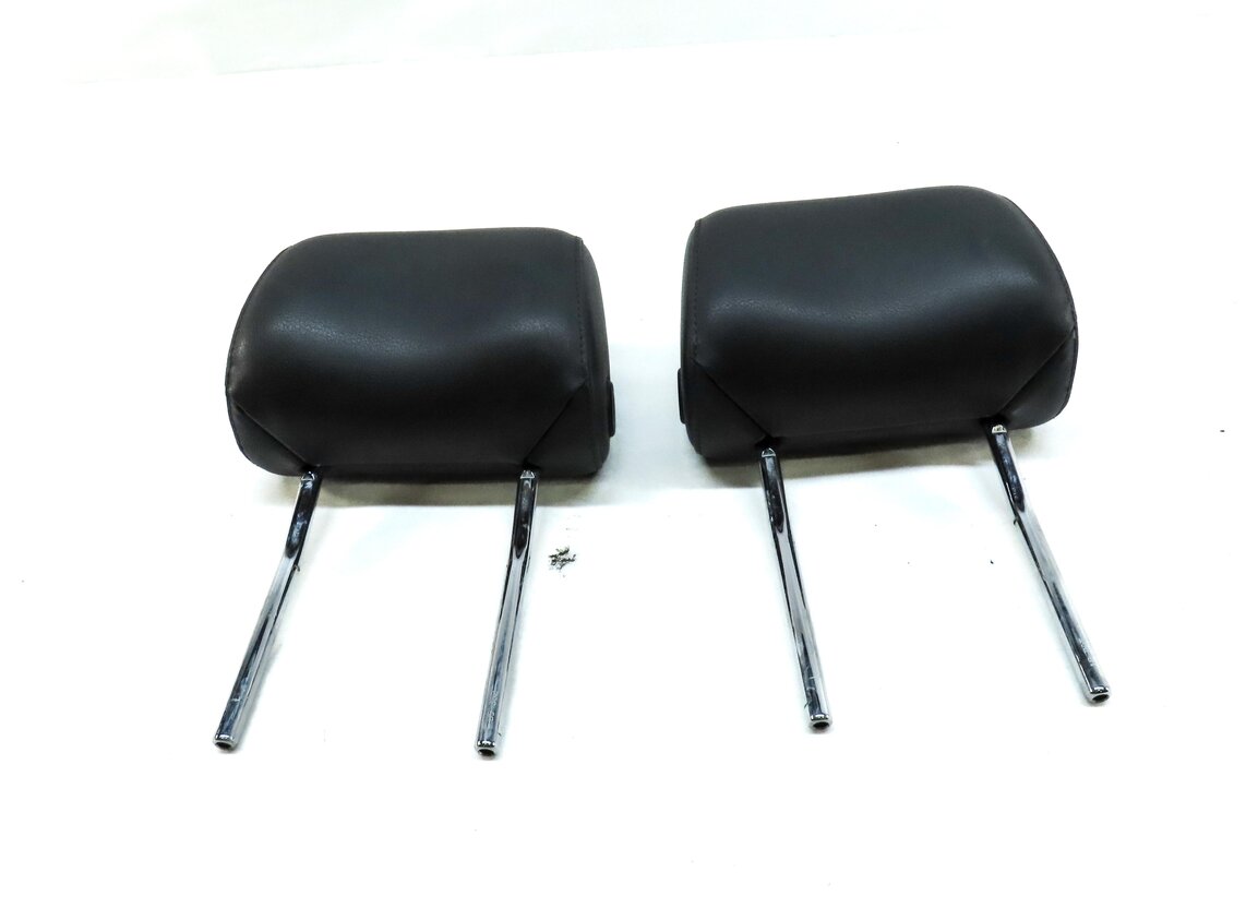 Thumbnail 2: 2008-2015 AUDI Q7 (4L) FRONT LEFT & RIGHT SEAT HEADREST HEAD REST SET-2 (BLACK)