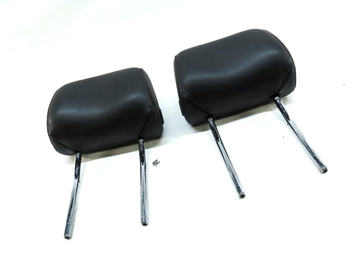Thumbnail 3: 2008-2015 AUDI Q7 (4L) FRONT LEFT & RIGHT SEAT HEADREST HEAD REST SET-2 (BLACK)