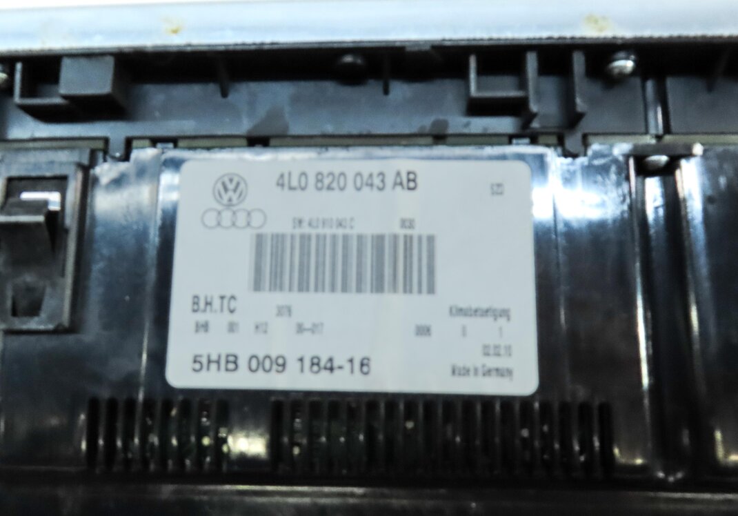 Thumbnail 7: 2010-2011 AUDI Q7 (4L) FRONT DASH HEATER A/C TEMPERATURE CLIMATE CONTROL PANEL