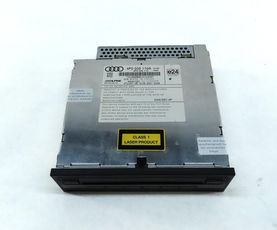 Thumbnail 3: 2007-2011 AUDI Q7 (4L) RADIO STEREO 6 DISC CD CHANGER PLAYER READER DRIVE