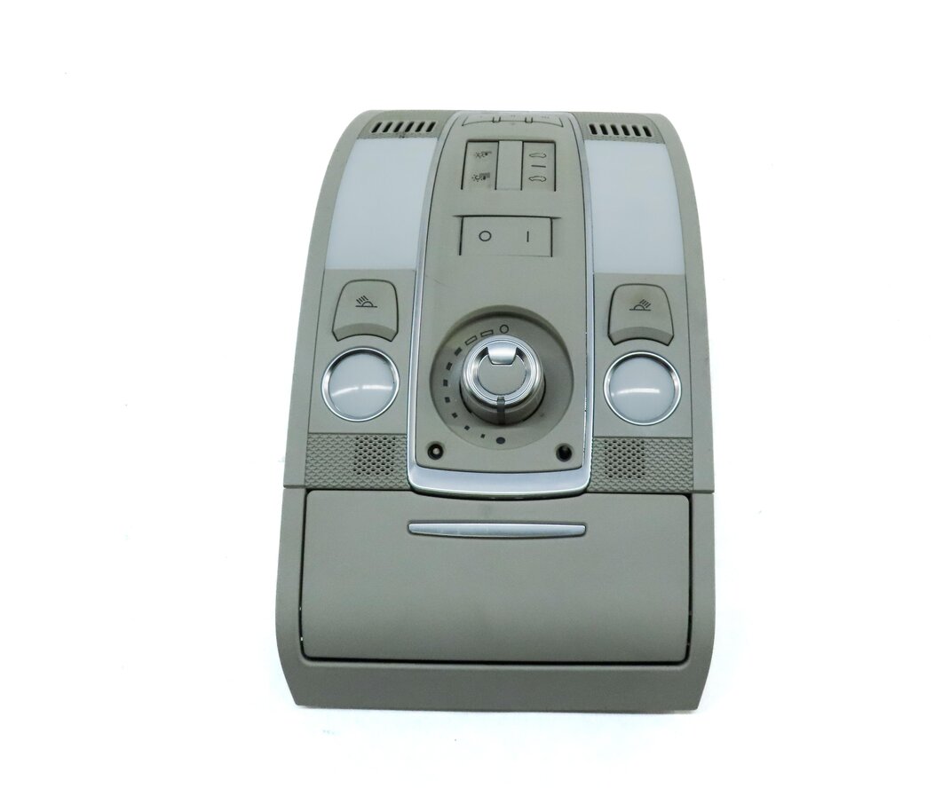 Thumbnail 2: 2010 AUDI Q7 (4L) FRONT DOMELIGHT MAP READING COURTESY DOME LIGHT LAMP (GRAY)