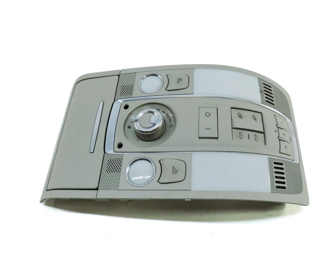 Thumbnail 4: 2010 AUDI Q7 (4L) FRONT DOMELIGHT MAP READING COURTESY DOME LIGHT LAMP (GRAY)