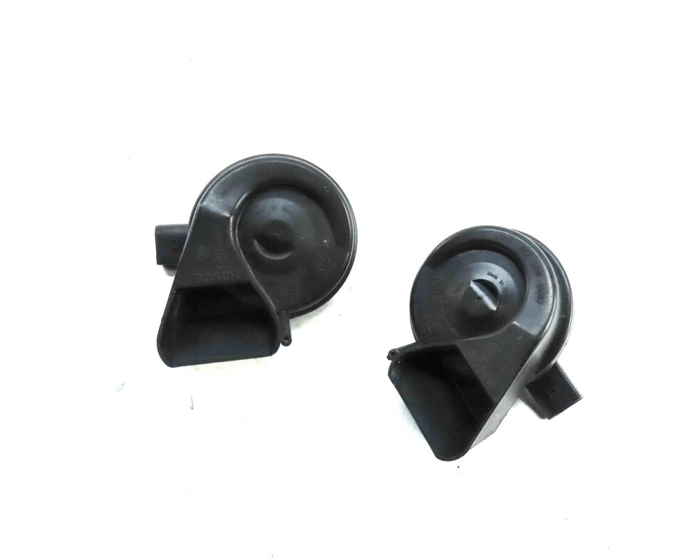 Thumbnail 3: 2007-2015 AUDI Q7 R8 (4L 4S) HIGH & LOW TONE SAFETY HORN SET-2