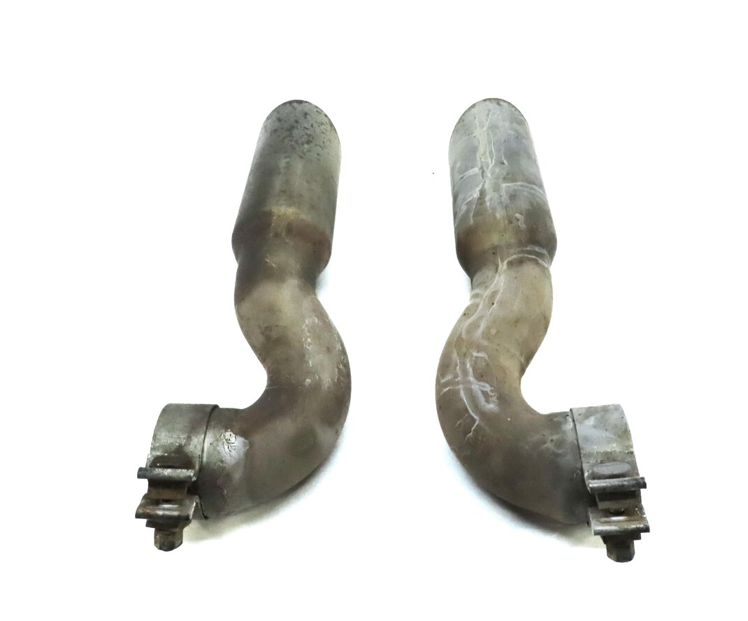 Thumbnail 5: 2010 AUDI Q7 (4L) TDI DIESEL LEFT & RIGHT REAR MUFFLER PIPE EXHAUST TIP SET-2