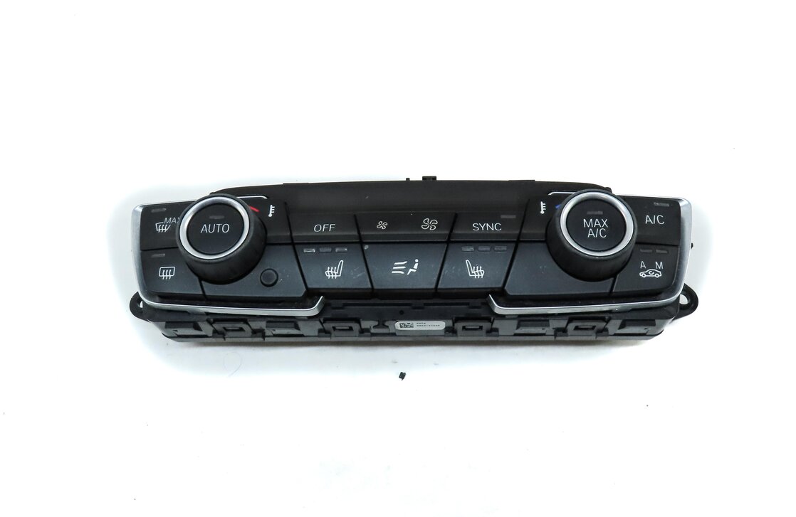 Thumbnail 3: 2016-2020 BMW X1 X2 (F39 F48) FRONT HEATER A/C TEMPERATURE CLIMATE CONTROL PANEL