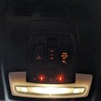 Thumbnail 2: 2016 BMW X1 (F48) FRONT CENTER ROOF OVERHEAD MAP READING DOME LIGHT (BLACK)