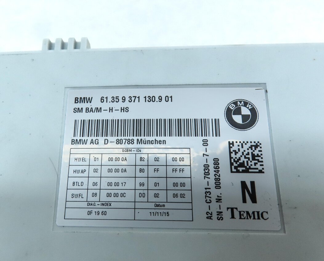 Thumbnail 4: 14-19 BMW 328i 330i 335i 428i 430i 440i M3 M4 X5 X6 - FRONT MEMORY SEAT MODULE
