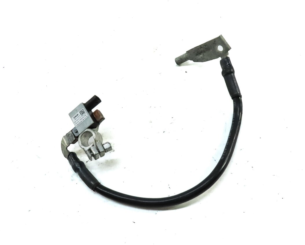 2016 BMW X1 (F48) NEGATIVE BATTERY CABLE & INTELLIGENT BATTERY SYSTEM IBS MODULE