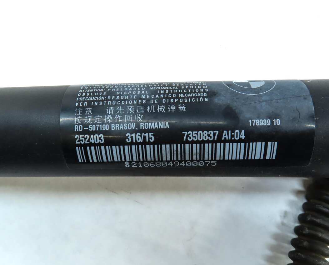 Thumbnail 6: 16-17 BMW X1 (F48) REAR LEFT & RIGHT ELECTRIC TRUNK OPEN CLOSE ASSIST SHOCK SET2