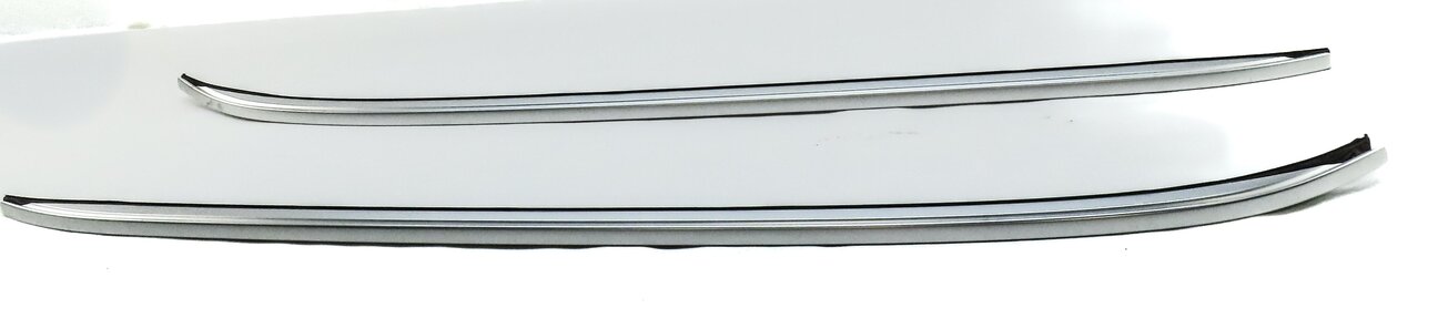 2016 BMW X1 (F48) FRONT TO BACK LEFT & RIGHT CARGO ROOF RACK RAIL SET 2 (SILVER)