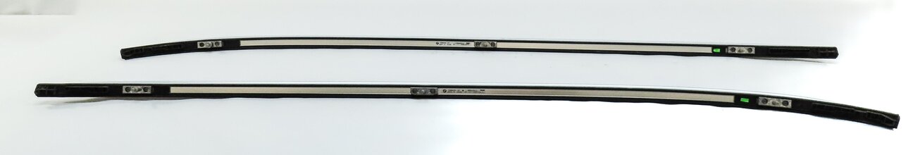 Thumbnail 4: 2016 BMW X1 (F48) FRONT TO BACK LEFT & RIGHT CARGO ROOF RACK RAIL SET 2 (SILVER)