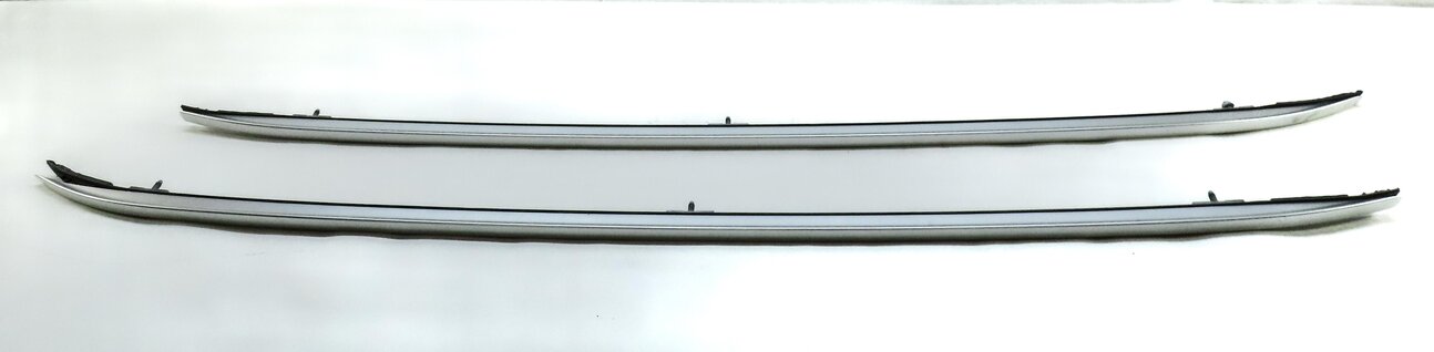 Thumbnail 5: 2016 BMW X1 (F48) FRONT TO BACK LEFT & RIGHT CARGO ROOF RACK RAIL SET 2 (SILVER)
