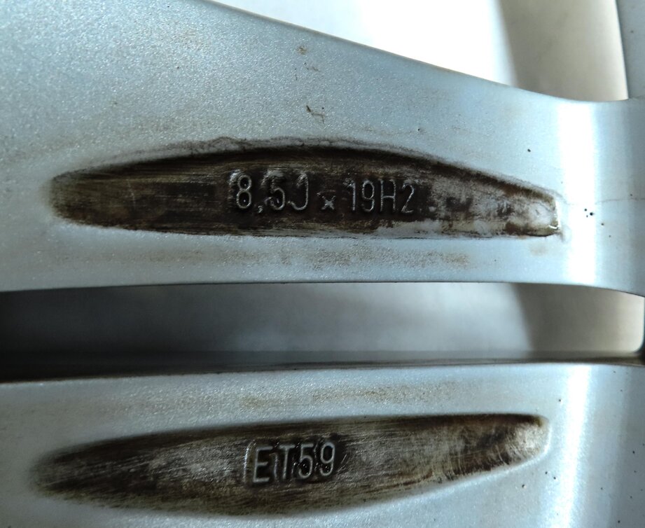 Thumbnail 5: 2011-2018 PORSCHE CAYENNE (958) 19x8.5 - ALUMINUM ALLOY 5 DOUBLE SPOKE WHEEL RIM