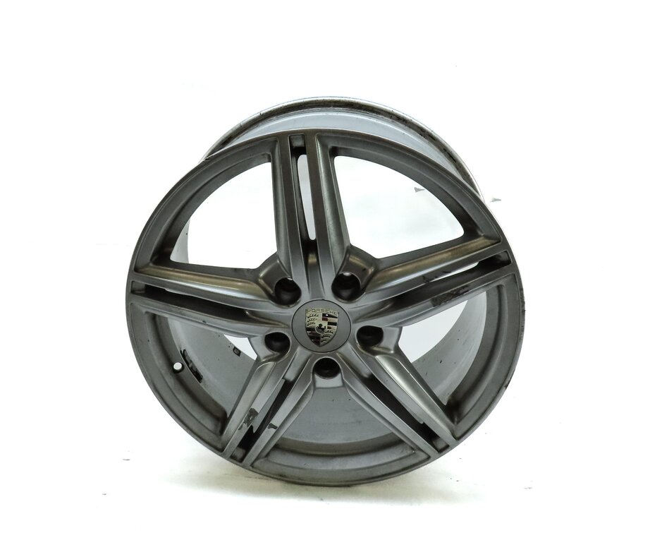 2011-2018 PORSCHE CAYENNE (958) 19x8.5 - ALUMINUM ALLOY 5 DOUBLE SPOKE WHEEL RIM