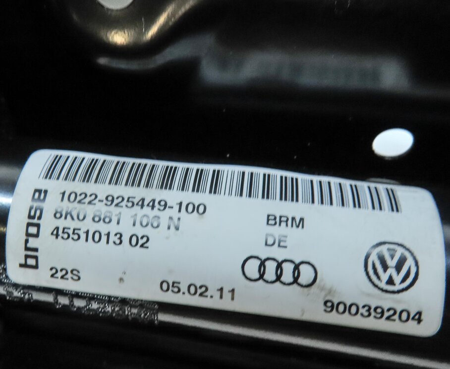 Thumbnail 6: 11-14 PORSCHE CAYENNE (958) RIGHT FRONT PASSENGER SEAT TRACK & MOTORS w/ MEMORY