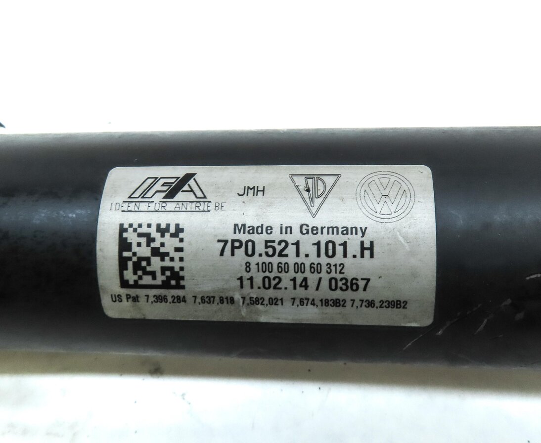 Thumbnail 5: 2011-2018 PORSCHE CAYENNE (958) FRONT DRIVELINE DRIVESHAFT DRIVE LINE SHAFT