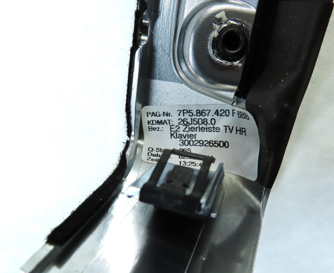 Thumbnail 22: 2011 PORSCHE CAYENNE (958) FRONT REAR LEFT RIGHT PIANO BLACK WOOD TRIM SET 8