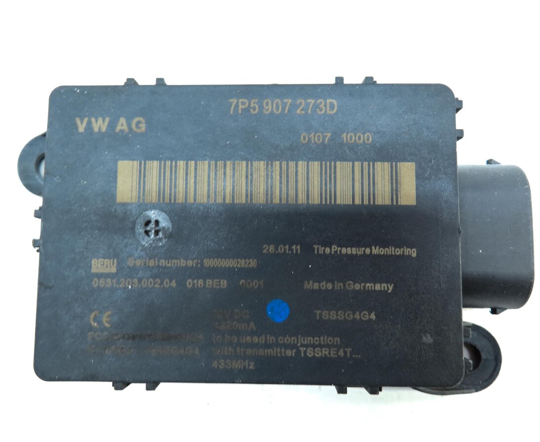 Thumbnail 3: 2011 PORSCHE CAYENNE (958) WHEEL TIRE PRESSURE MONITORING SYSTEM TPMS MODULE