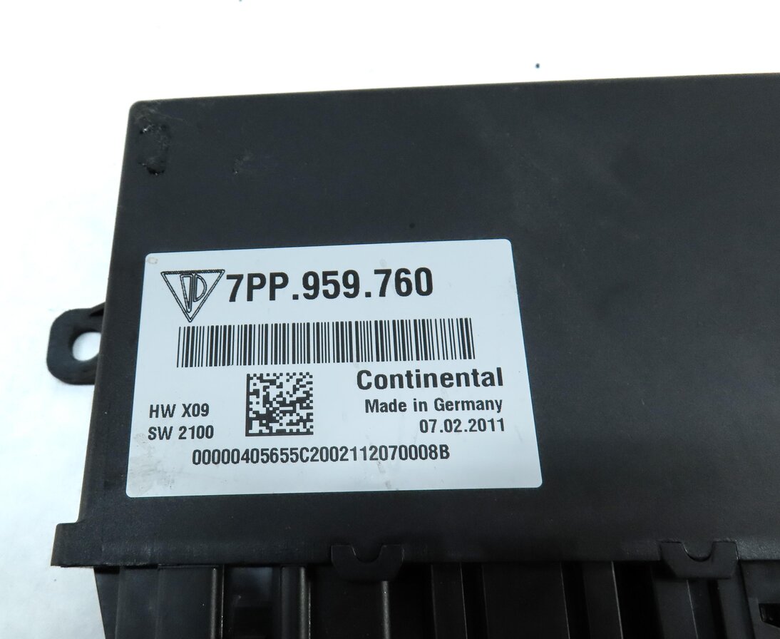 Thumbnail 3: 2011 PORSCHE CAYENNE (958) FRONT LEFT OR RIGHT SEAT CONTROL MODULE 7PP959760