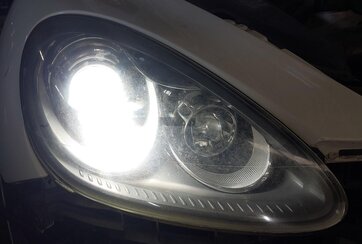 Thumbnail 2: 11-14 PORSCHE CAYENNE (958) RIGHT FRONT PASSENGER HID XENON HEADLIGHT LIGHT LAMP