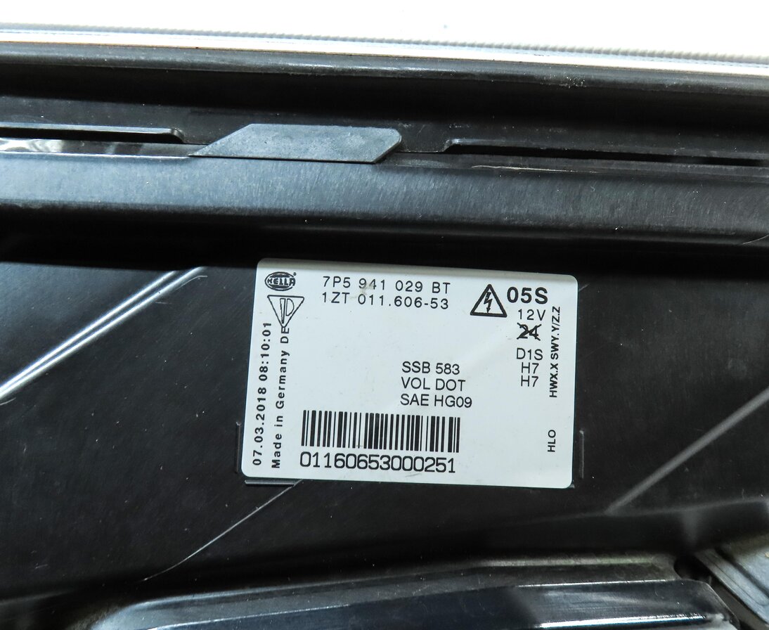 Thumbnail 6: 2011-2014 PORSCHE CAYENNE (958) LEFT FRONT DRIVER HID XENON HEADLIGHT LIGHT LAMP