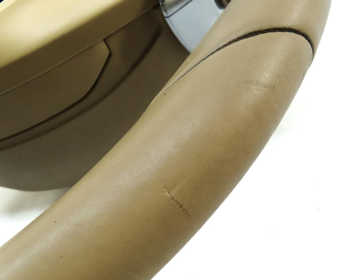 Thumbnail 7: 2010-2016 PORSCHE CAYENNE PANAMERA (958 970 G1) 3-SPOKE STEERING WHEEL (BEIGE)