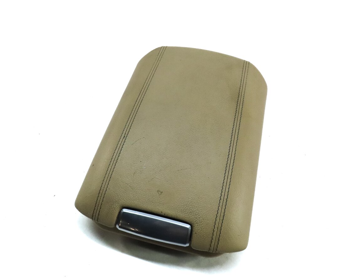 Thumbnail 1: 11-18 PORSCHE CAYENNE (958) FRONT CENTER CONSOLE ARMREST ARM REST LID (BEIGE)