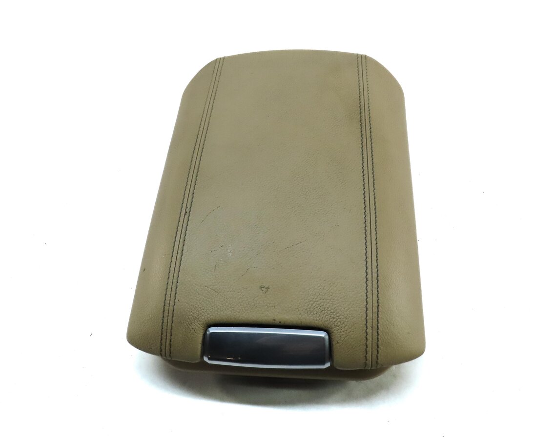 Thumbnail 2: 11-18 PORSCHE CAYENNE (958) FRONT CENTER CONSOLE ARMREST ARM REST LID (BEIGE)