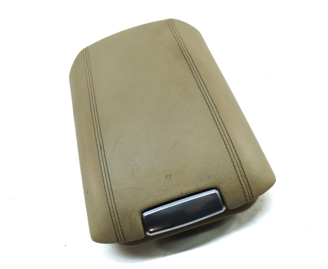 Thumbnail 3: 11-18 PORSCHE CAYENNE (958) FRONT CENTER CONSOLE ARMREST ARM REST LID (BEIGE)