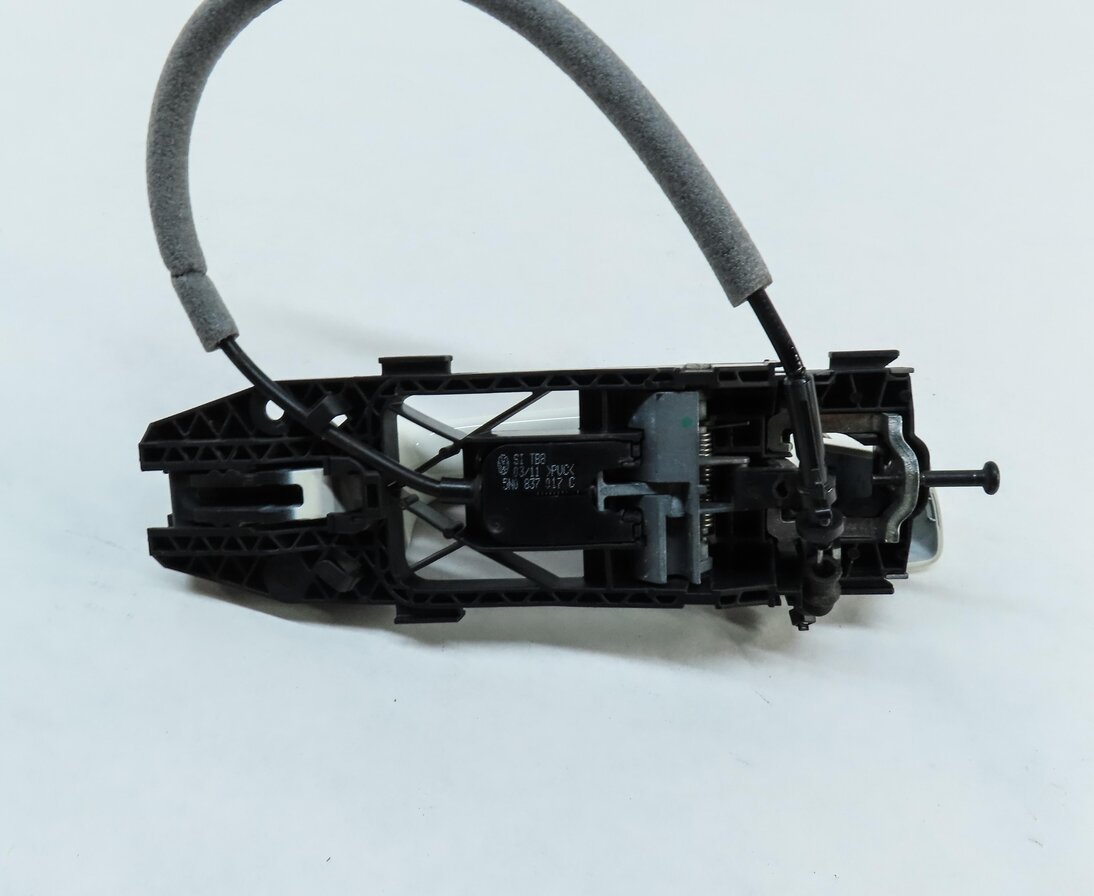 Thumbnail 4: 11-18 PORSCHE CAYENNE (958) LEFT FRONT DRIVER EXTERIOR DOOR HANDLE (SAND WHITE)