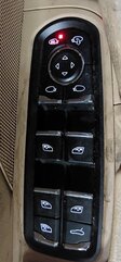 Thumbnail 2: 11-14 PORSCHE CAYENNE (958) DRIVER MASTER WINDOW SWITCH w/ BLIND SPOT (BEIGE)