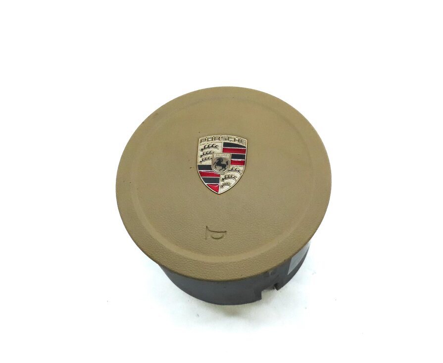 Thumbnail 2: 2011-2014 PORSCHE CAYENNE (958) STEERING WHEEL AIRBAG AIR BAG (BEIGE)