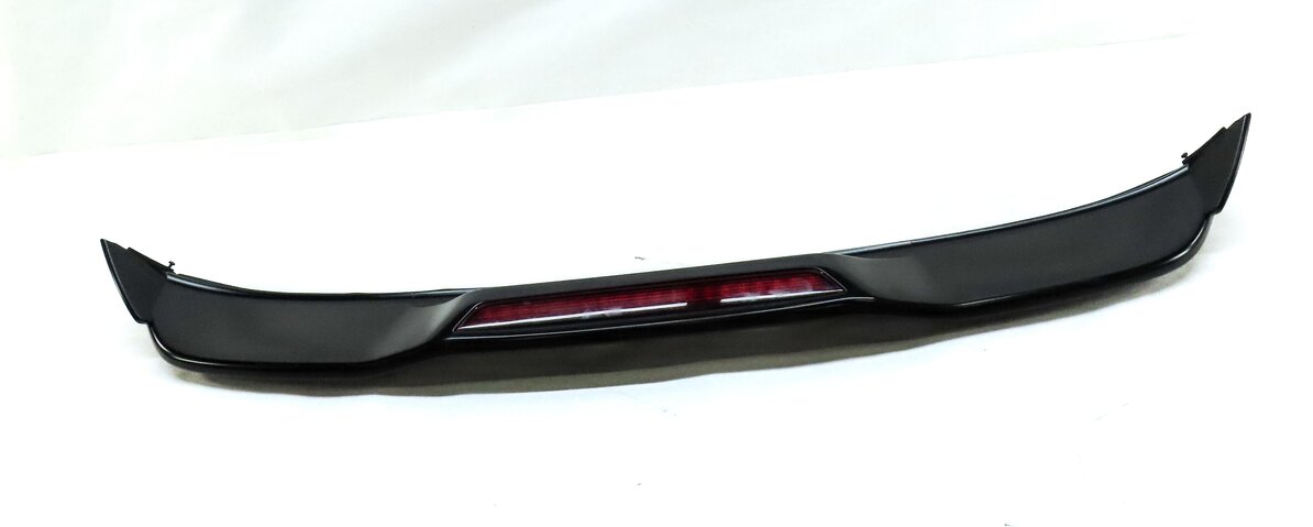 2011-2014 PORSCHE CAYENNE (958) REAR SPOILER WING w/ 3rd BRAKE LIGHT (BLACK)