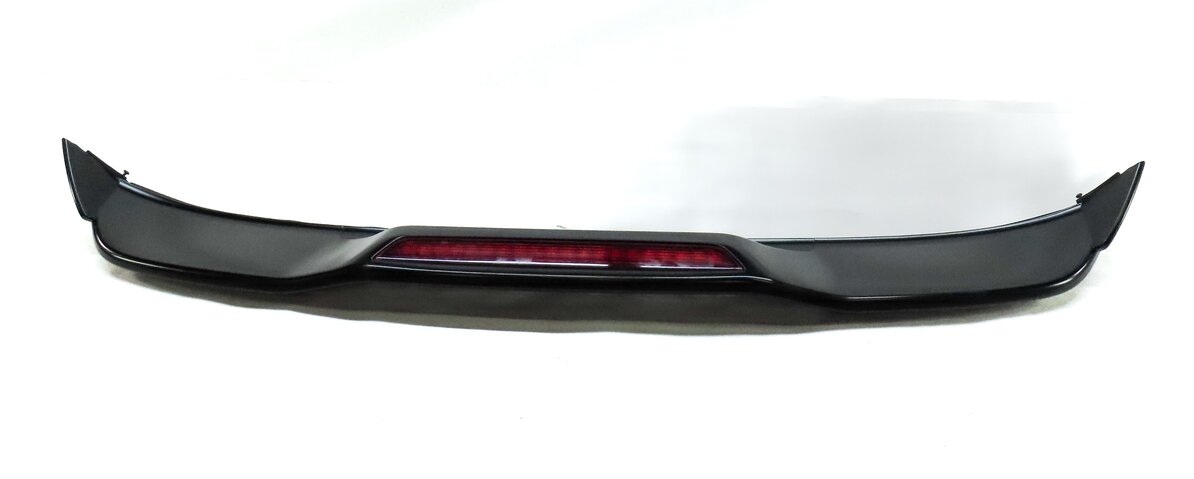 Thumbnail 2: 2011-2014 PORSCHE CAYENNE (958) REAR SPOILER WING w/ 3rd BRAKE LIGHT (BLACK)