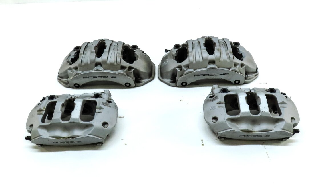 Thumbnail 2: 2011-2018 PORSCHE CAYENNE (958) FRONT & REAR DISC BRAKE CALIPER SET-4 (BREMBO)
