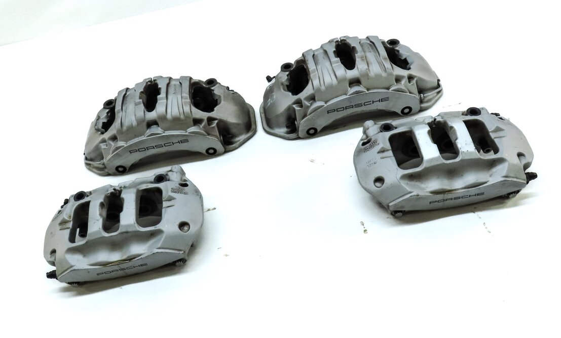Thumbnail 3: 2011-2018 PORSCHE CAYENNE (958) FRONT & REAR DISC BRAKE CALIPER SET-4 (BREMBO)