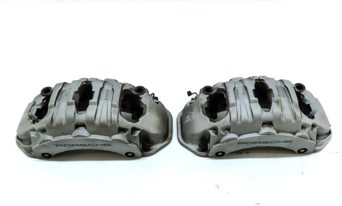 Thumbnail 4: 2011-2018 PORSCHE CAYENNE (958) FRONT & REAR DISC BRAKE CALIPER SET-4 (BREMBO)