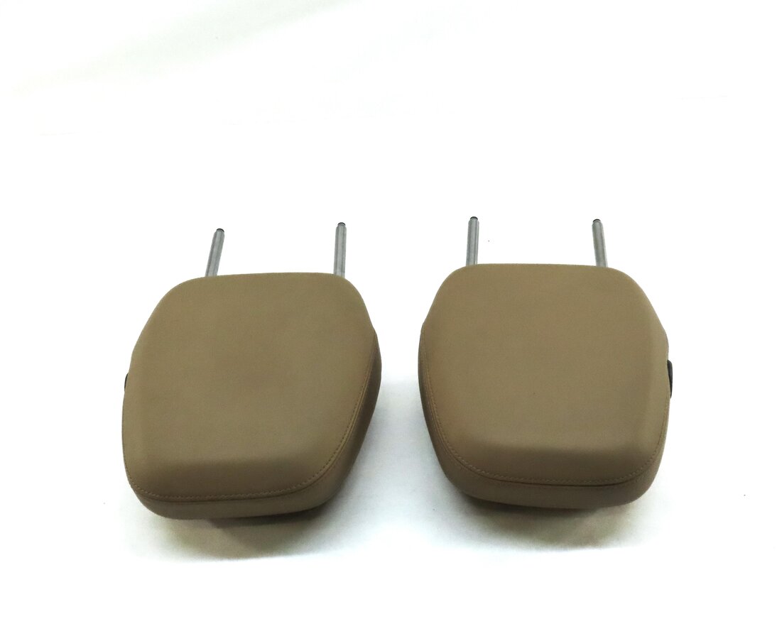 Thumbnail 4: 11-18 PORSCHE CAYENNE (958) FRONT LEFT & RIGHT SEAT HEADREST SET 2 (LUXOR BEIGE)