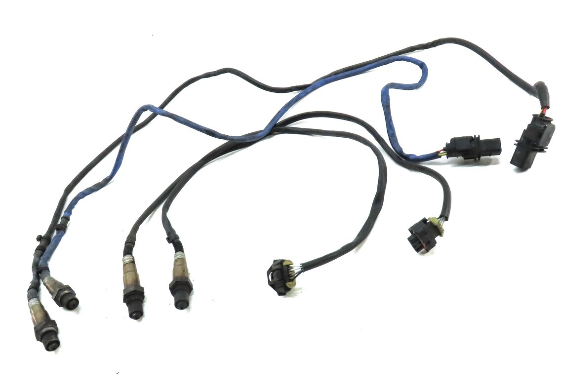 Thumbnail 2: 2011 PORSCHE CAYENNE (958) 4.8L M48 NON-TURBO ENGINE O2 OXYGEN SENSOR SET 4