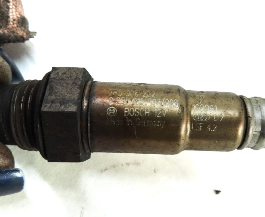 Thumbnail 4: 2011 PORSCHE CAYENNE (958) 4.8L M48 NON-TURBO ENGINE O2 OXYGEN SENSOR SET 4