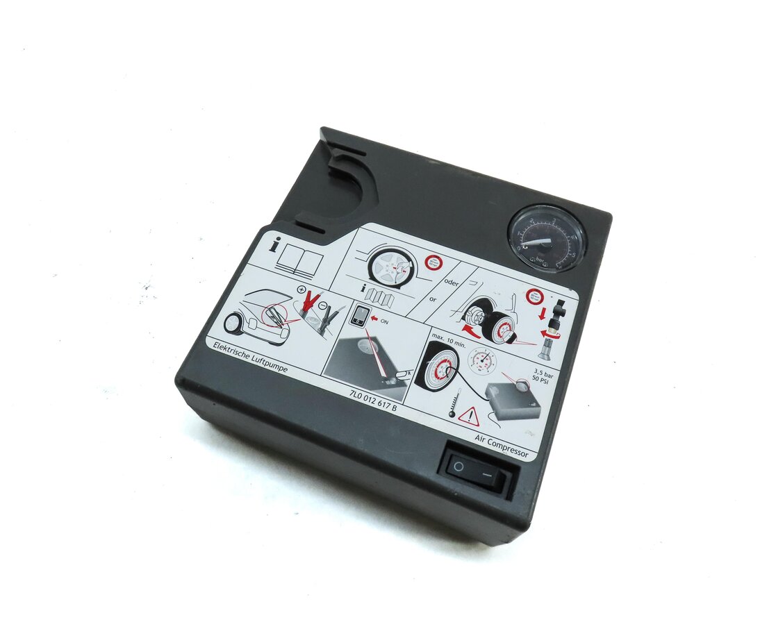 Thumbnail 1: 2011 PORSCHE CAYENNE (958) EMERGENCY ROADSIDE 12v TIRE AIR COMPRESSOR 7L0012617B