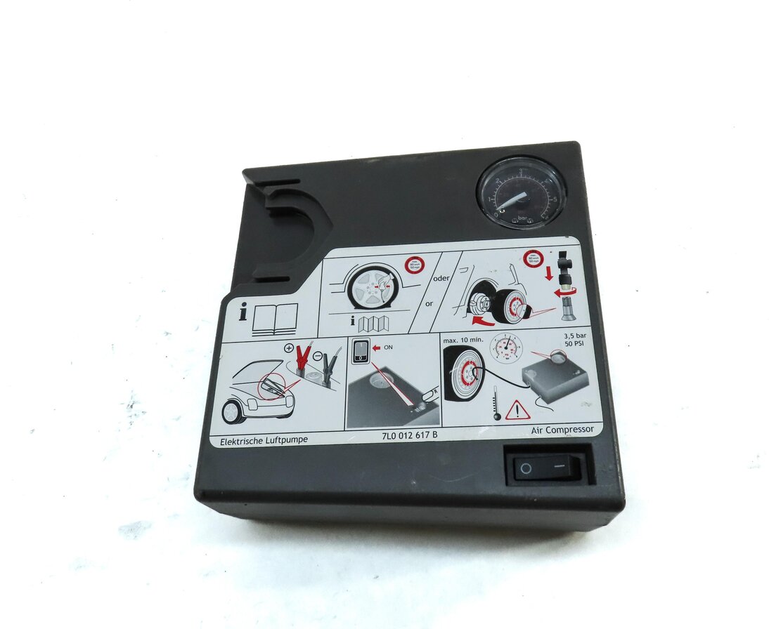 Thumbnail 2: 2011 PORSCHE CAYENNE (958) EMERGENCY ROADSIDE 12v TIRE AIR COMPRESSOR 7L0012617B