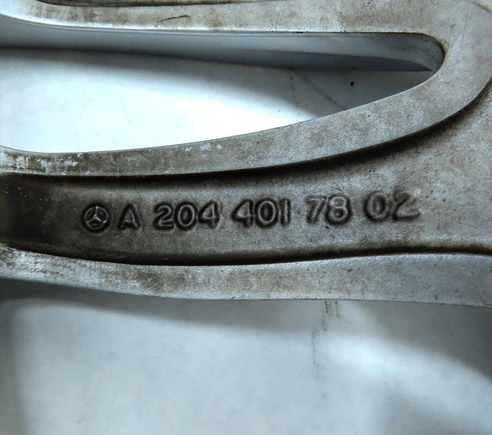 Thumbnail 8: 12-14 MERCEDES BENZ C250 C300 C350 (W204) 17x7.5 - 10-SPOKE ALUMINUM WHEEL RIM