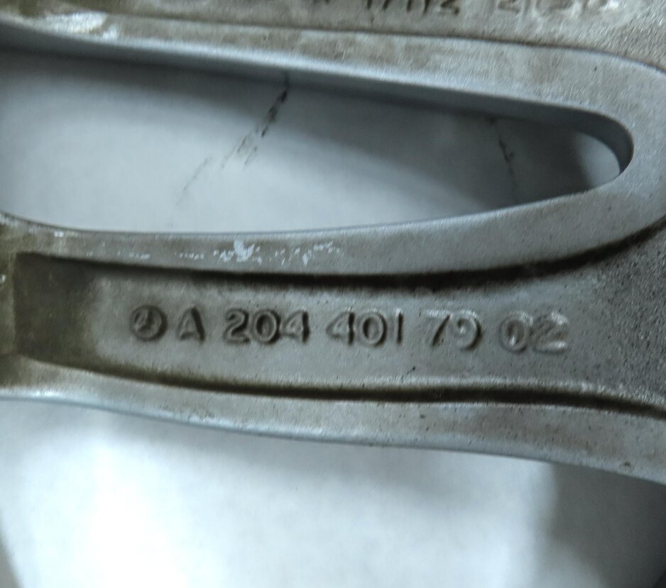 Thumbnail 8: 12-14 MERCEDES BENZ C250 C300 C350 (W204) 17x8.5 - 10-SPOKE ALUMINUM WHEEL RIM